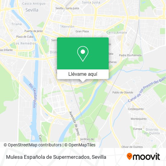 Mapa Mulesa Española de Supermercados