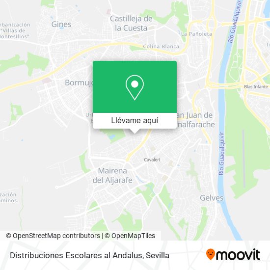 Mapa Distribuciones Escolares al Andalus