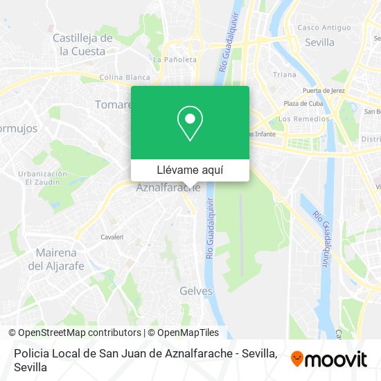 Mapa Policia Local de San Juan de Aznalfarache - Sevilla