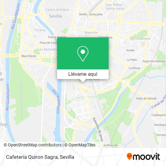 Mapa Cafeteria Quiron Sagra
