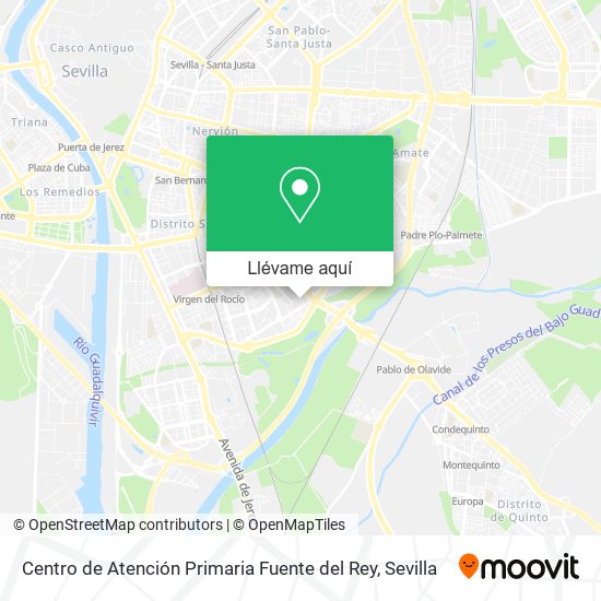 Mapa Centro de Atención Primaria Fuente del Rey