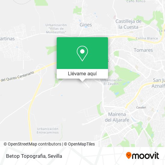 Mapa Betop Topografia