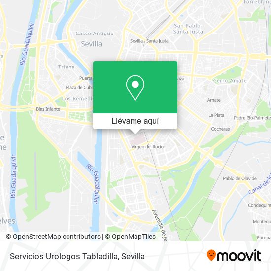 Mapa Servicios Urologos Tabladilla
