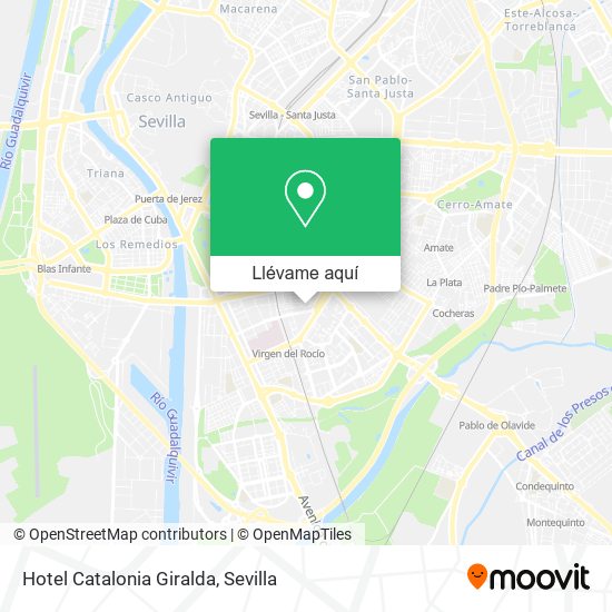 Mapa Hotel Catalonia Giralda