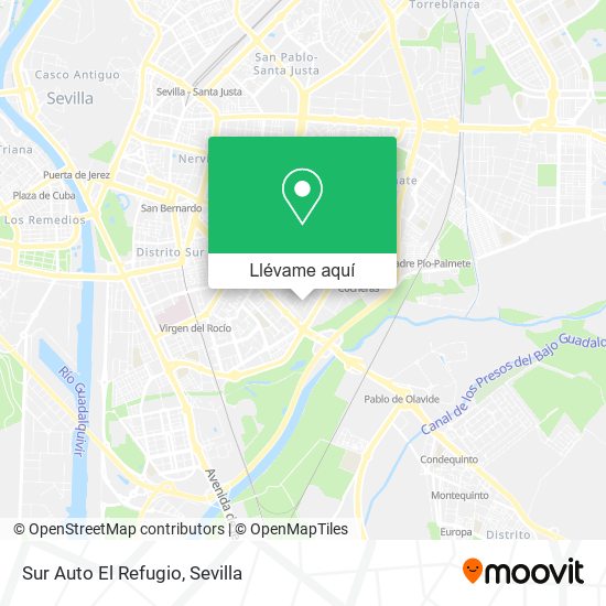 Mapa Sur Auto El Refugio