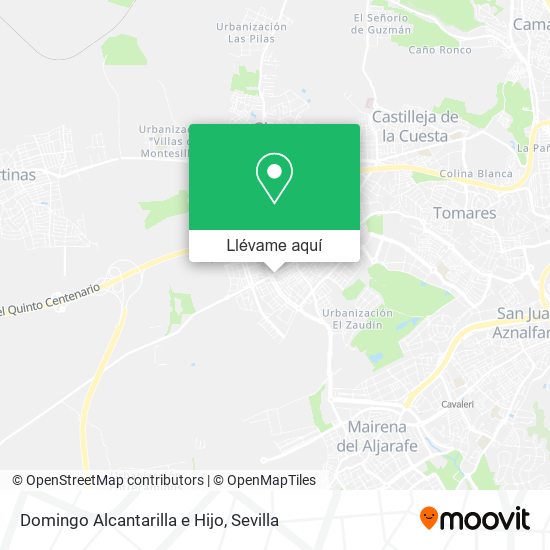 Mapa Domingo Alcantarilla e Hijo