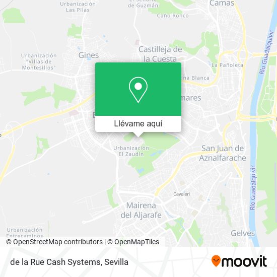 Mapa de la Rue Cash Systems