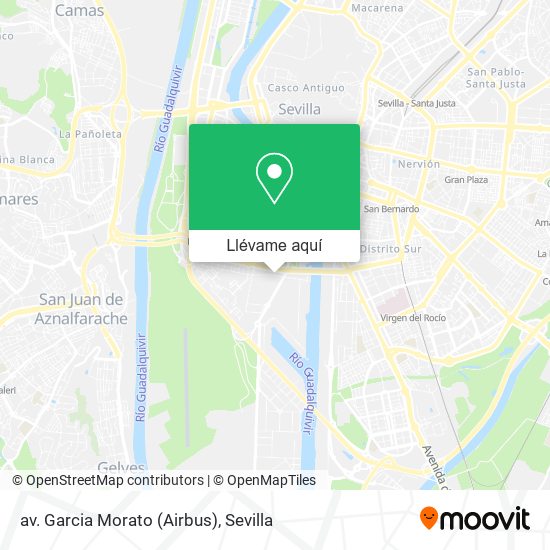 Mapa av. Garcia Morato (Airbus)