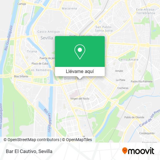 Mapa Bar El Cautivo