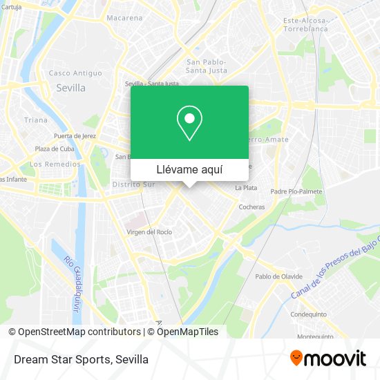 Mapa Dream Star Sports