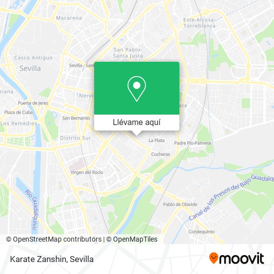 Mapa Karate Zanshin