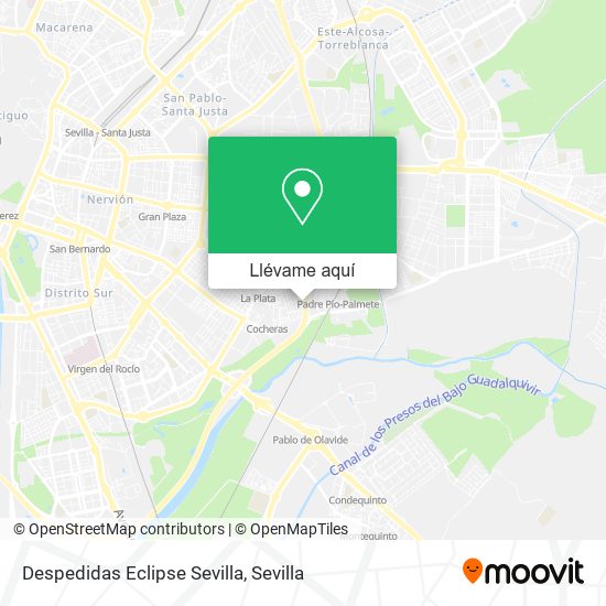 Mapa Despedidas Eclipse Sevilla