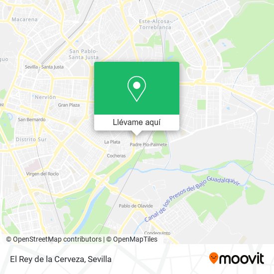 Mapa El Rey de la Cerveza