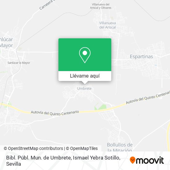 Mapa Bibl. Públ. Mun. de Umbrete, Ismael Yebra Sotillo