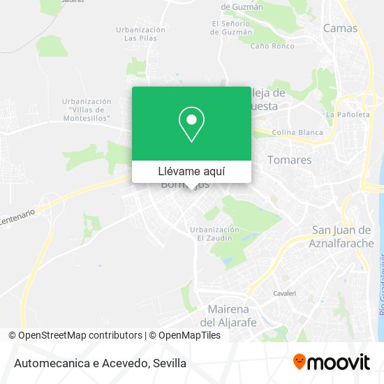 Mapa Automecanica e Acevedo