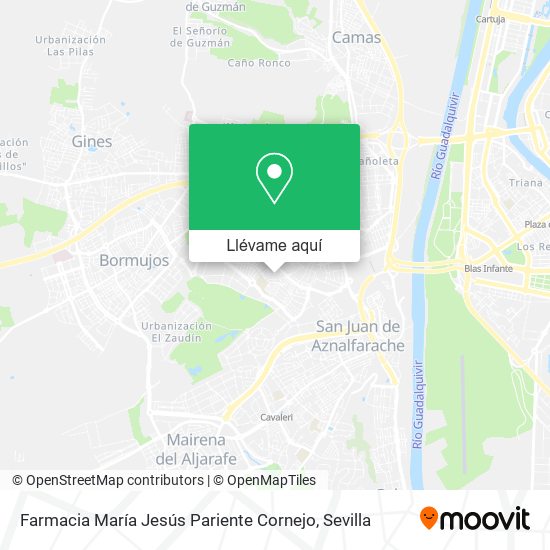 Mapa Farmacia María Jesús Pariente Cornejo