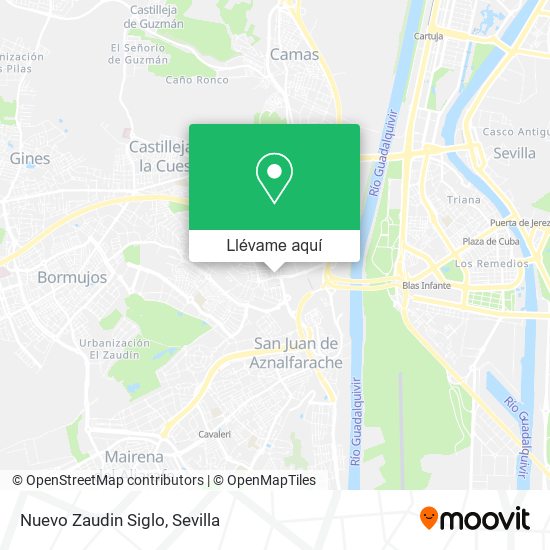 Mapa Nuevo Zaudin Siglo