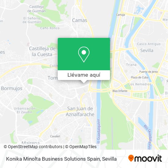 Mapa Konika Minolta Business Solutions Spain