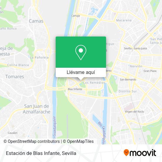 Mapa Estación de Blas Infante