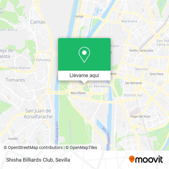 Mapa Shisha Billiards Club