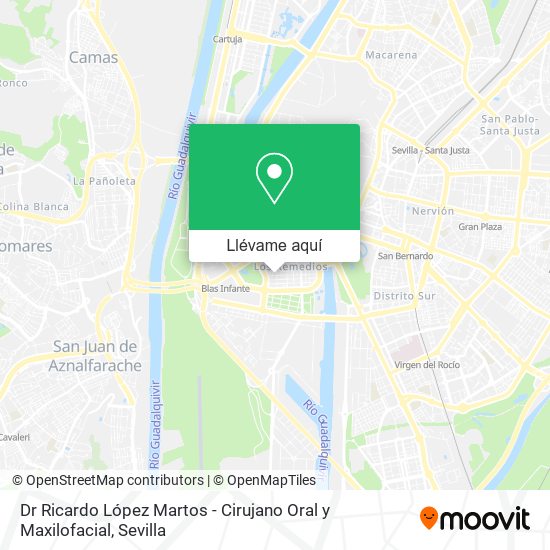 Mapa Dr Ricardo López Martos - Cirujano Oral y Maxilofacial