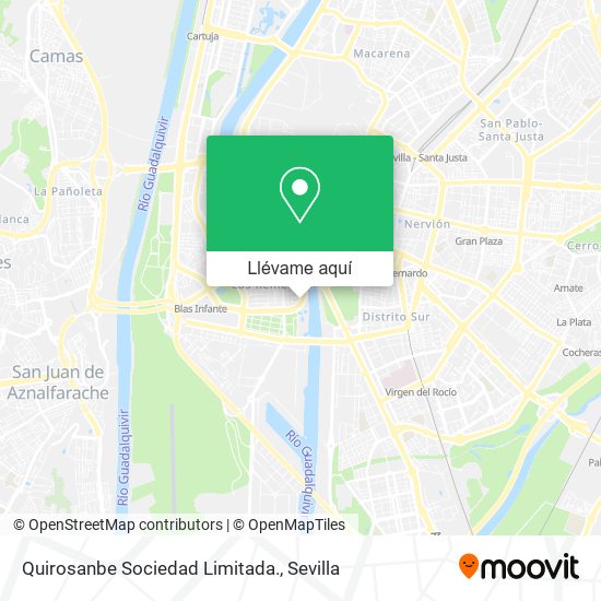 Mapa Quirosanbe Sociedad Limitada.