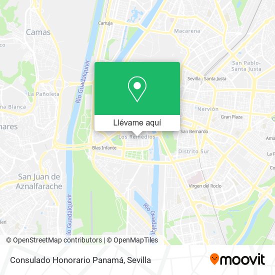 Mapa Consulado Honorario Panamá