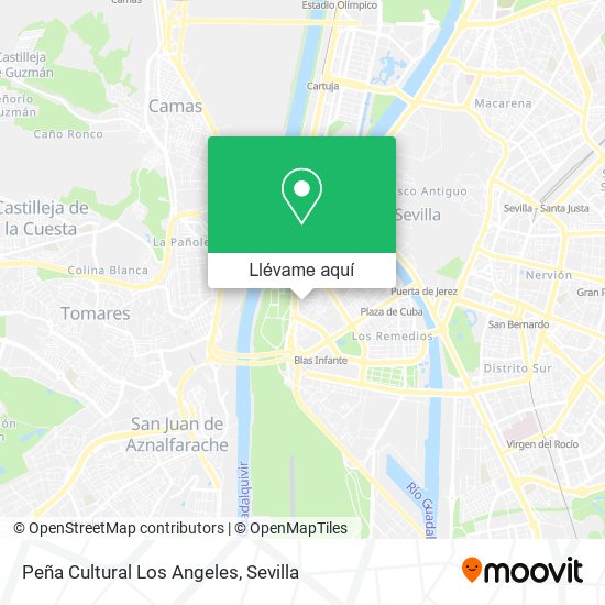 Mapa Peña Cultural Los Angeles