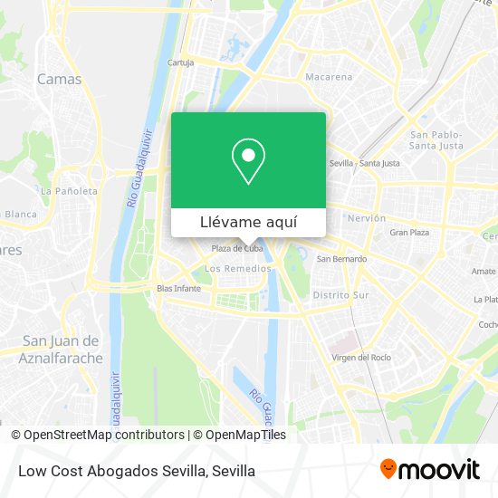 Mapa Low Cost Abogados Sevilla