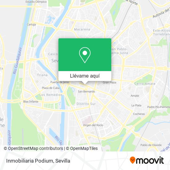 Mapa Inmobiliaria Podium