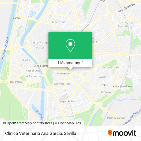 Mapa Clinica Veterinaria Ana Garcia