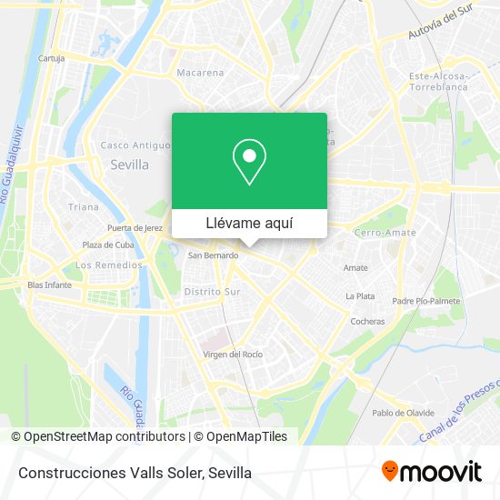 Mapa Construcciones Valls Soler