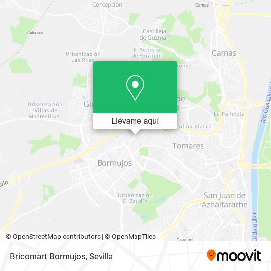 Mapa Bricomart Bormujos