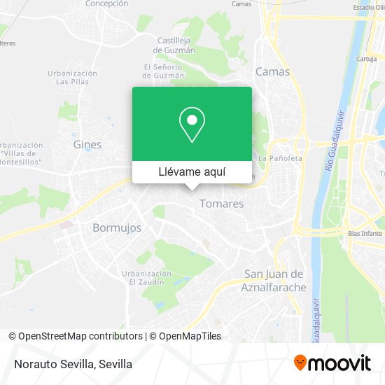 Mapa Norauto Sevilla