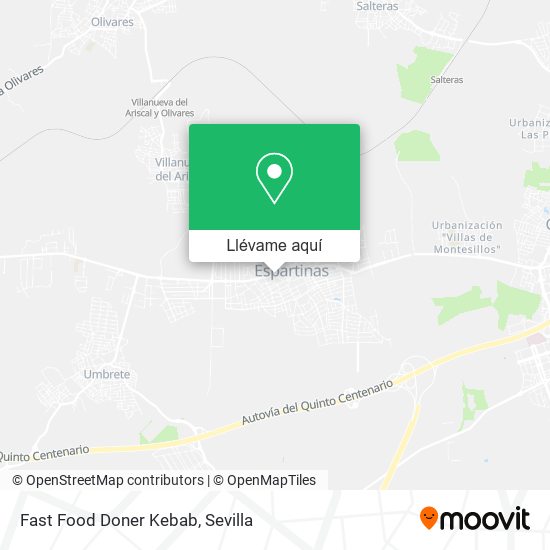 Mapa Fast Food Doner Kebab