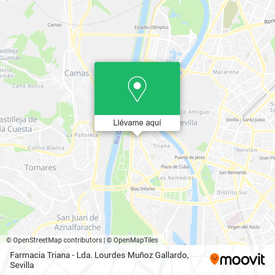 Mapa Farmacia Triana - Lda. Lourdes Muñoz Gallardo