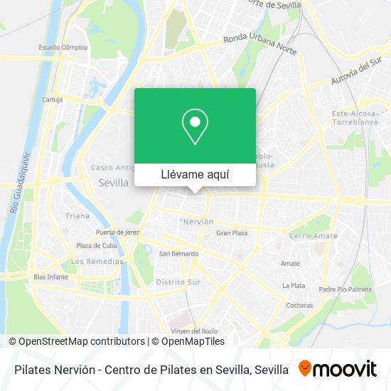 Mapa Pilates Nervión - Centro de Pilates en Sevilla