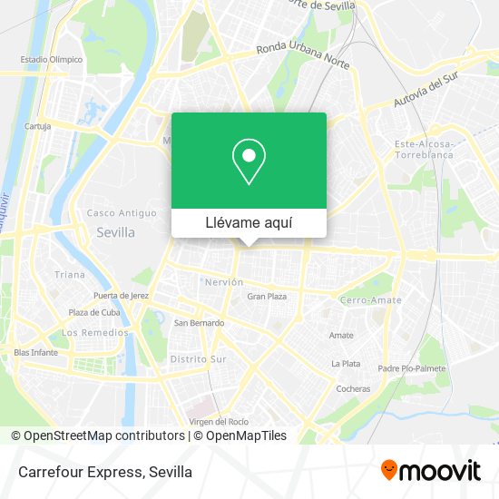 Mapa Carrefour Express