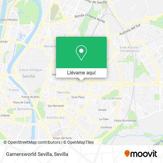 Mapa Gamersworld Sevilla