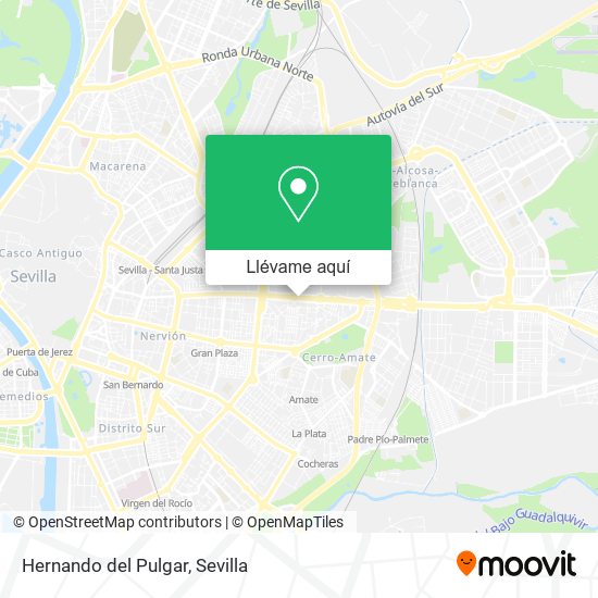 Mapa Hernando del Pulgar