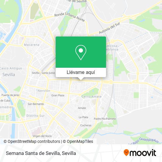 Mapa Semana Santa de Sevilla