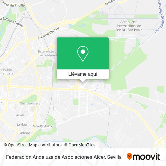Mapa Federacion Andaluza de Asociaciones Alcer