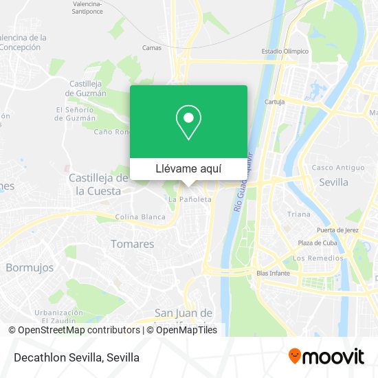 Mapa Decathlon Sevilla