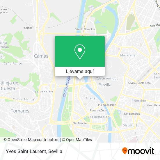 Mapa Yves Saint Laurent