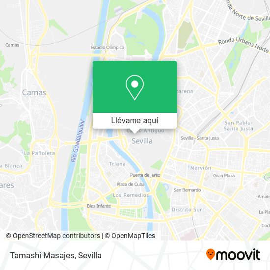 Mapa Tamashi Masajes