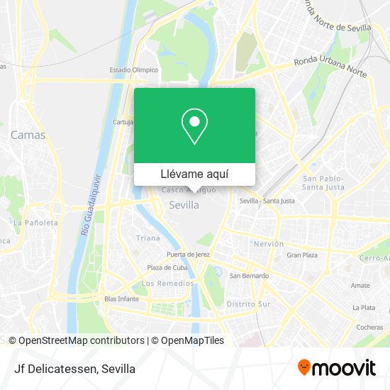 Mapa Jf Delicatessen