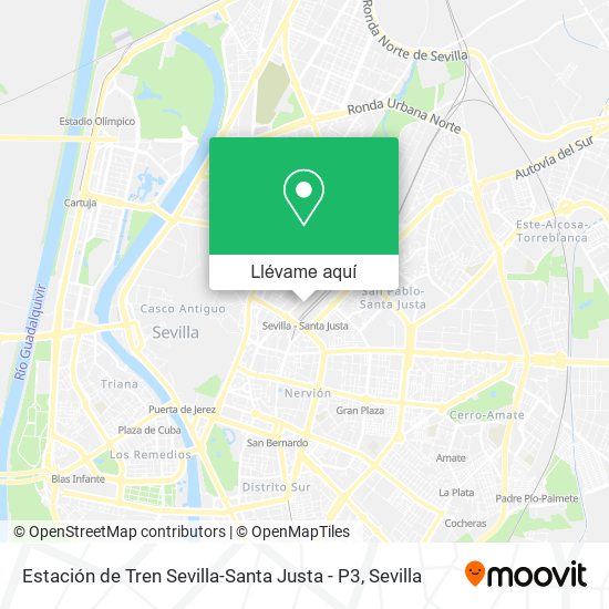Mapa Estación de Tren Sevilla-Santa Justa - P3