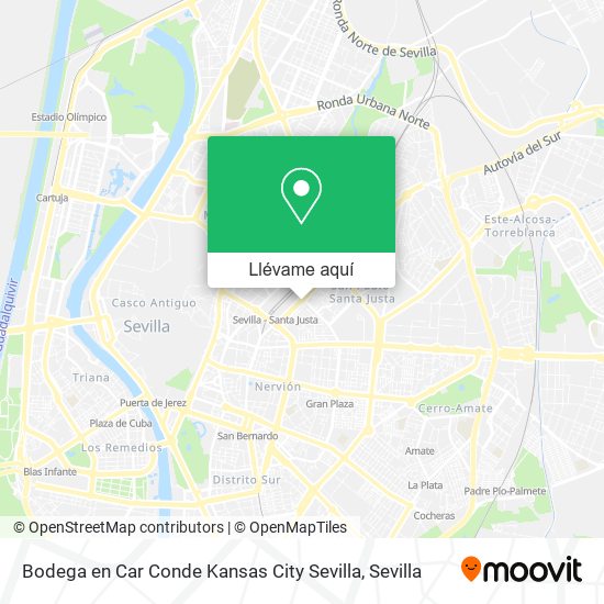Mapa Bodega en Car Conde Kansas City Sevilla