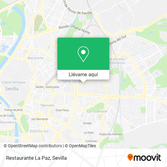 Mapa Restaurante La Paz