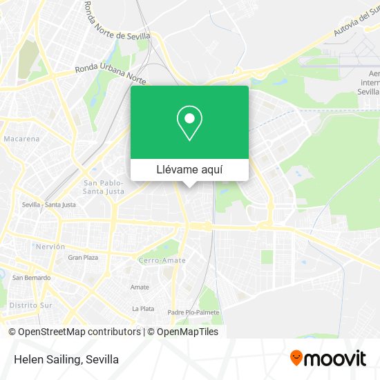 Mapa Helen Sailing